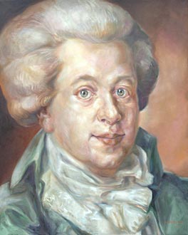 Portr&auml;t Mozart